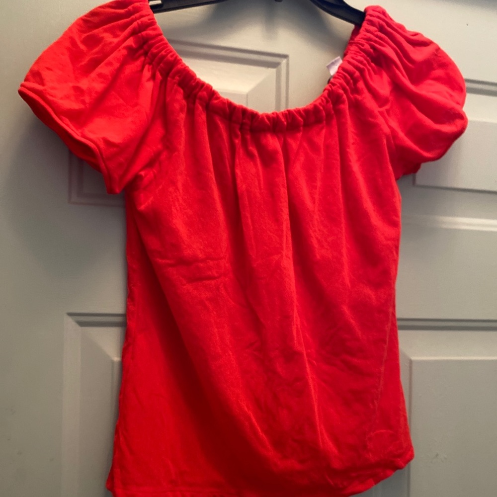 New York & Company Women’s Orange Top Medium